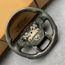 Load image into Gallery viewer, czd auto parts carbon fiber steering wheel for Land Rover with red stripe