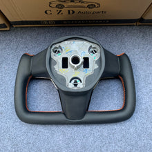 Load image into Gallery viewer, CZD Tesla Model 3 2017/2018/2019/2020 carbon fiber steering wheel