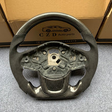 Load image into Gallery viewer, CZD auto parts for TOYOTA SUPRA A90 A91 MK5 2020-2021 carbon fiber steering wheel with black alcantara leather side