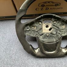 Load image into Gallery viewer, CZD auto parts for TOYOTA SUPRA A90 A91 MK5 2020-2021 carbon fiber steering wheel with black alcantara leather side