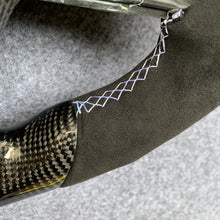 Load image into Gallery viewer, CZD auto parts for TOYOTA SUPRA A90 A91 MK5 2020-2021 carbon fiber steering wheel with black alcantara leather side