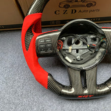 Load image into Gallery viewer, CZD auto parts for Jeep Grand Cherokee 2011-2013 carbon fiber steering wheel with LED &amp; alcantara leather side