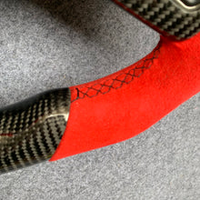 Load image into Gallery viewer, CZD auto parts for Jeep Grand Cherokee 2011-2013 carbon fiber steering wheel with LED &amp; alcantara leather side