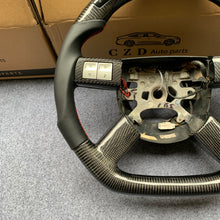 Load image into Gallery viewer, CZD auto parts carbon fiber steering wheel for Dodge Charger 2005-2010 with red stripe