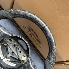 Load image into Gallery viewer, CZD auto parts for Jeep Wrangler 2011-2017 carbon fiber steering wheel  with forged carbon fiber &amp; alcantara leather side