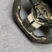 Load image into Gallery viewer, CZD auto parts for Jeep Wrangler 2011-2017 carbon fiber steering wheel  with forged carbon fiber &amp; alcantara leather side