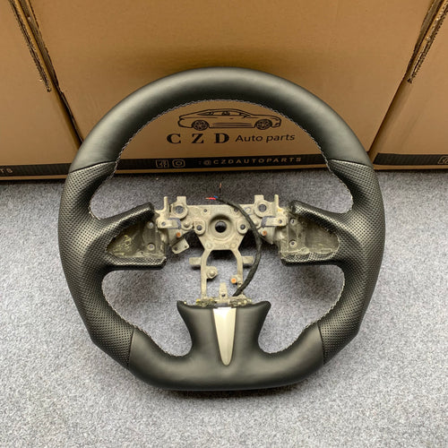 czd auto parts carbon fiber steering wheel for Infiniti Q50 with perforated leather