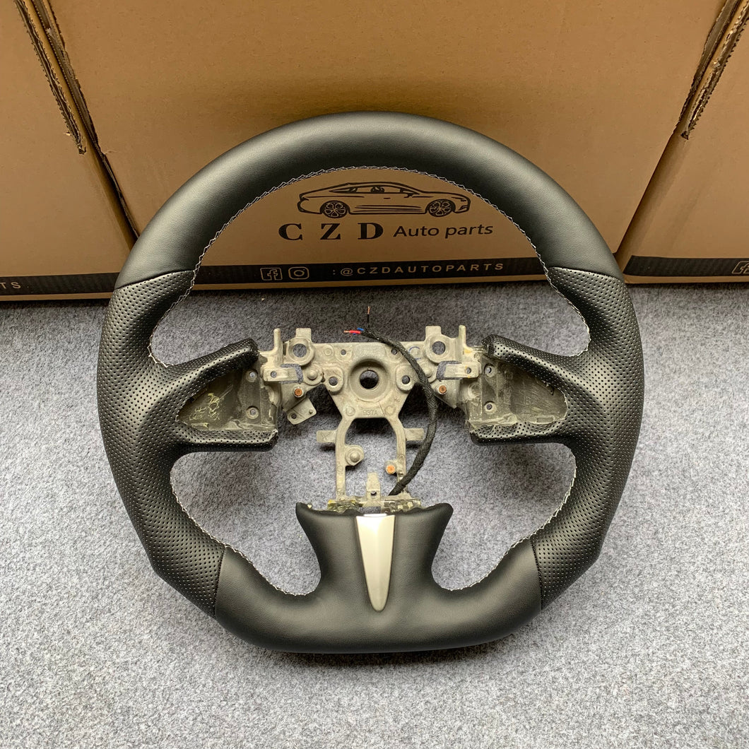 czd auto parts carbon fiber steering wheel for Infiniti Q50 with perforated leather