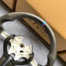 Load image into Gallery viewer, CZD Autoparts For BMW X5M X4 carbon fiber steering wheel with black alcantara sides