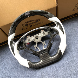czd auto parts carbon fiber steering wheel for Infiniti QX50 2014-2018 with led light