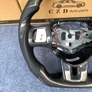 CZD auto parts carbon fiber steering wheel for Dodge (SRT) Challenger 2011-2014