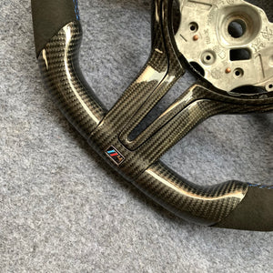 CZD Autoparts For BMW X5M X4 carbon fiber steering wheel with Japanese LED