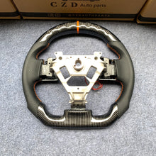 Load image into Gallery viewer, CZD auto parts for Z33 carbon fiber steering wheel with LED Top