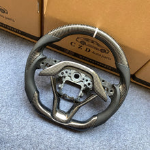 Load image into Gallery viewer, czd auto parts carbon fiber steering wheel for Honda 10th gen Accord EXL EX LX/Insight with gloss carbon fiber thumbgrips