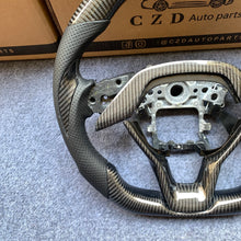 Load image into Gallery viewer, czd auto parts carbon fiber steering wheel for Honda 10th gen Accord EXL EX LX/Insight with gloss carbon fiber thumbgrips