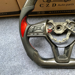 czd auto parts carbon fiber steering wheel for Nissan Micra 2017-2019