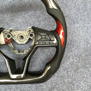 czd auto parts carbon fiber steering wheel for Nissan Micra 2017-2019