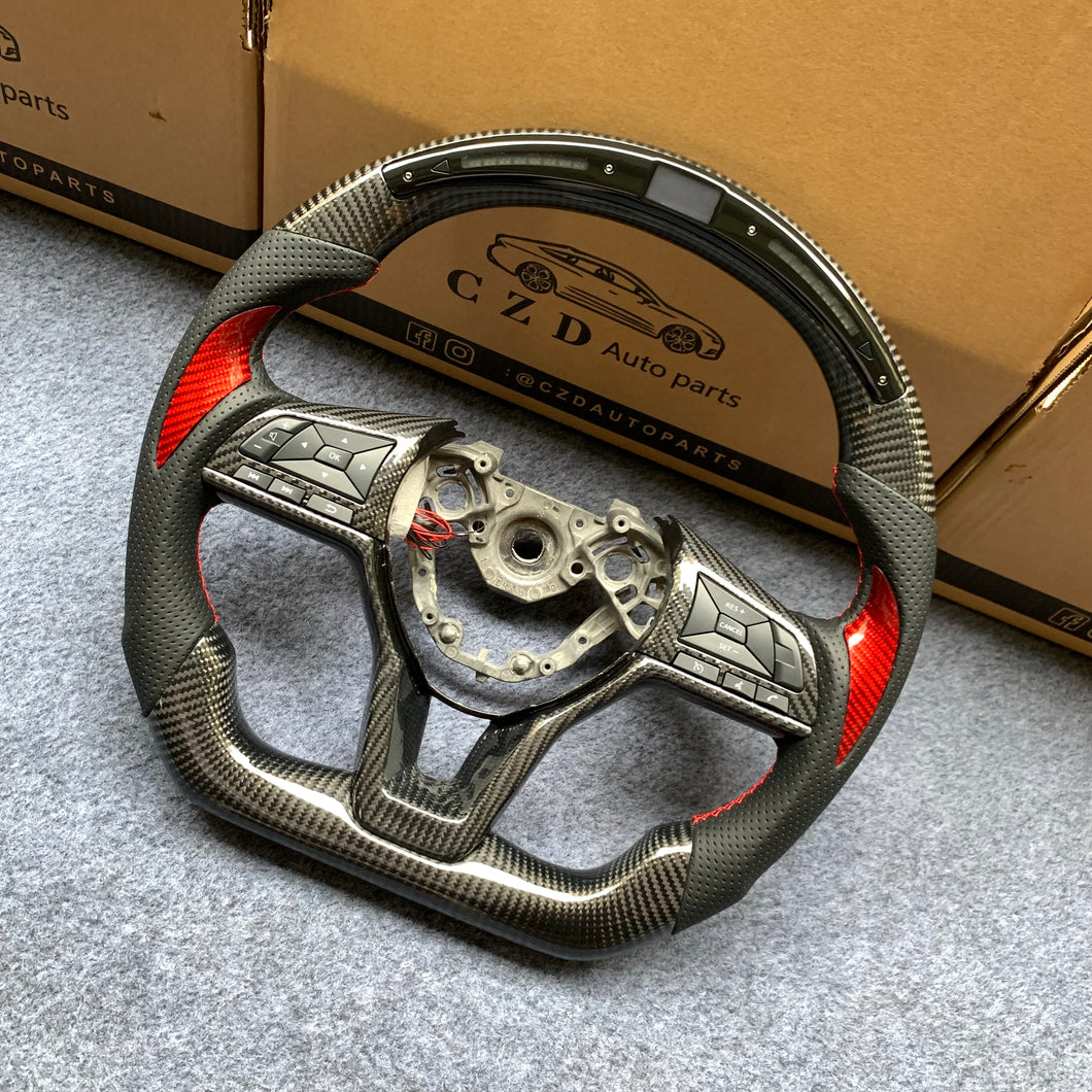 czd auto parts carbon fiber steering wheel for Nissan Micra 2017-2019