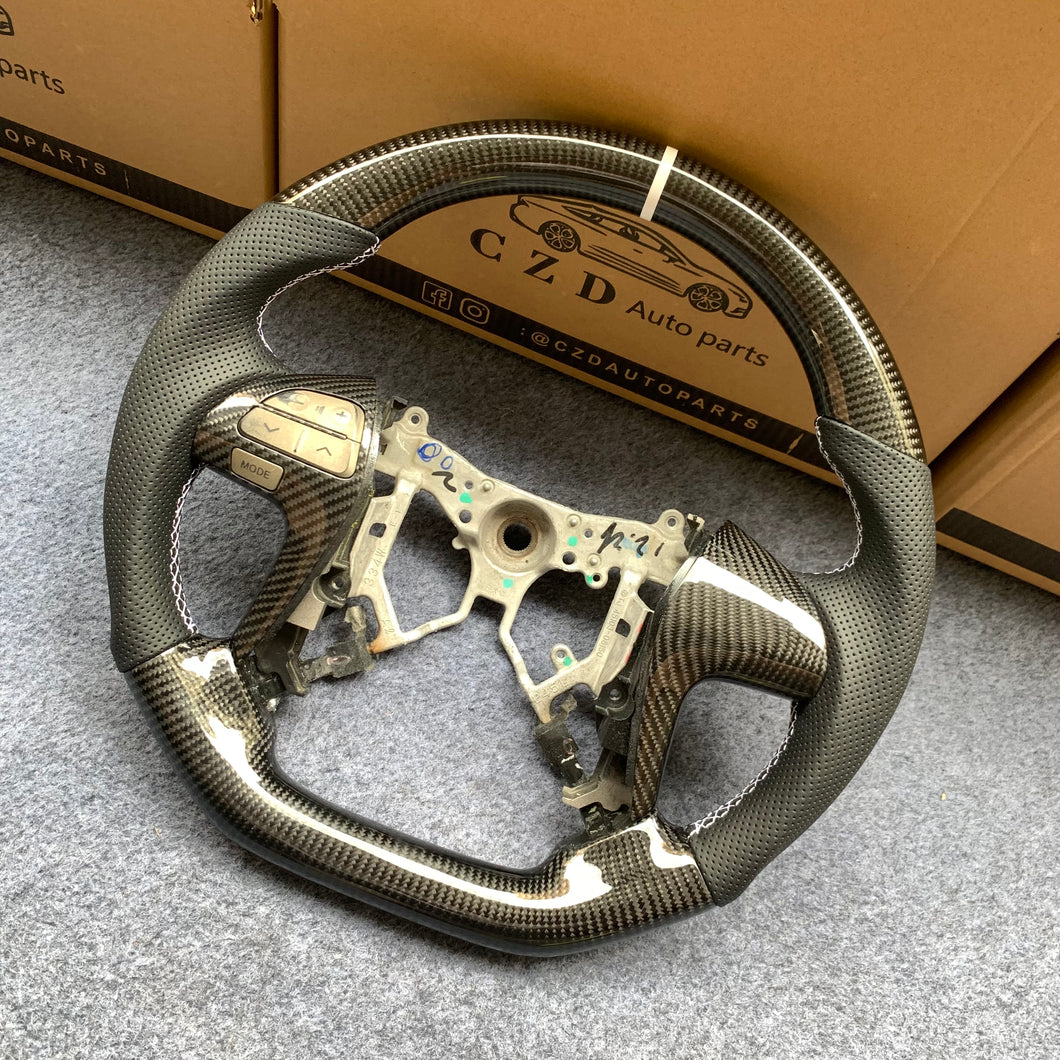 czd auto parts carbon fiber steering wheel for Toyota Kluger Aurion Estima Noah Tarago Voxy