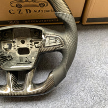Load image into Gallery viewer, CZD auto parts for Ford C-MAX (Grand C-Max) 2015-2020 carbon fiber steering wheel with black stripe line