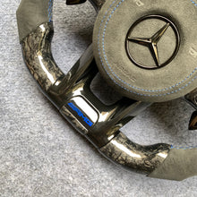 Load image into Gallery viewer, CZD auto parts for Mercedes Benz AMG A35 W177 GT C190 C43 W205 C63S W205 CLA35 C118 2019-2021 carbon fiber steering wheel with alcantarra leather &amp; forged carbon