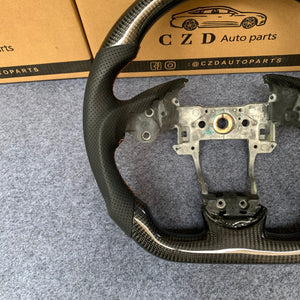czd auto parts carbon fiber steering wheel for Acura TL/ILX with red stitch