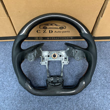 Load image into Gallery viewer, czd auto parts carbon fiber steering wheel for Acura TL/ILX with red stitch
