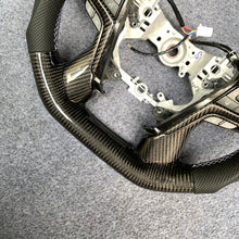 Load image into Gallery viewer, czd auto parts carbon fiber steering wheel for Toyota cruiser with white stitch