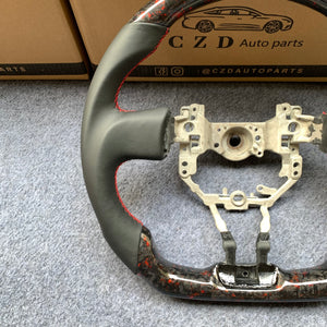 czd auto parts carbon fiber steering wheel for Toyota BRZ 2012-2016 with red stitch