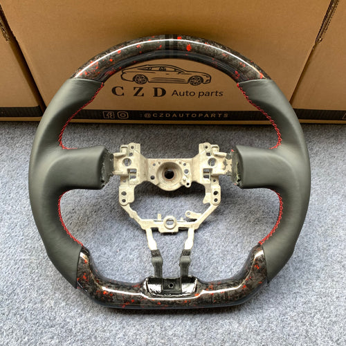czd auto parts carbon fiber steering wheel for Toyota BRZ 2012-2016 with red stitch
