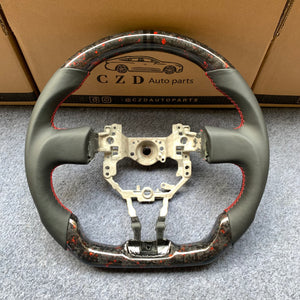 czd auto parts carbon fiber steering wheel for Toyota BRZ 2012-2016 with red stitch