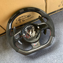 Load image into Gallery viewer, CZD auto parts for Audi TT RS (8J) 2009-2014 carbon fiber steering wheel with alcantara