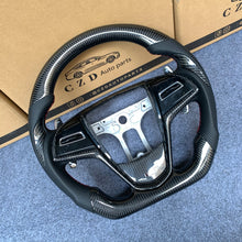 Load image into Gallery viewer, CZD auto parts for CTS 2014 2015 2016 carbon fiber steering wheel