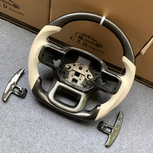 CZD Autoparts for Ford F150 2022 carbon fiber steering wheel