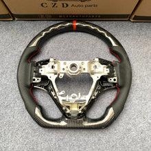 Load image into Gallery viewer, czd auto parts carbon fiber steering wheel for Toyota Corolla 2014-2017 with red stripe