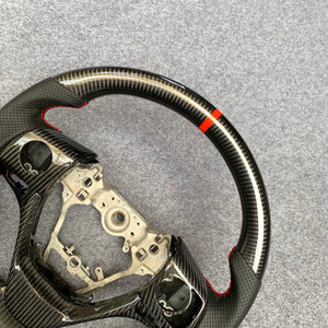 czd auto parts carbon fiber steering wheel for Toyota Corolla 2014-2017 with red stripe