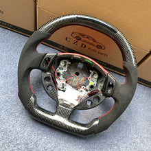 Load image into Gallery viewer, CZD auto parts carbon fiber steering wheel for Maserati Quattroporte 2005-2020 with black alcantara