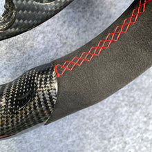 Load image into Gallery viewer, CZD auto parts carbon fiber steering wheel for Maserati Quattroporte 2005-2020 with black alcantara