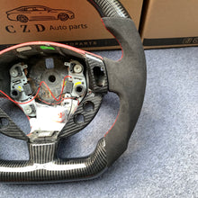 Load image into Gallery viewer, CZD auto parts carbon fiber steering wheel for Maserati Quattroporte 2005-2020 with black alcantara