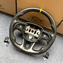 Load image into Gallery viewer, CZD auto parts for Dodge (SRT) Challenger 2015-2021 carbon fiber steering wheel with yellow stripe line