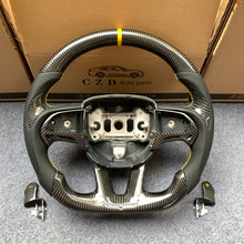 Load image into Gallery viewer, CZD auto parts for Dodge Durango 2018-2021 carbon fiber steering wheel with yellow stripe line