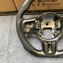 Load image into Gallery viewer, CZD auto parts for Mitsubishi Lancer Evolution Evo 10 carbon fiber steering wheel with carbon trim