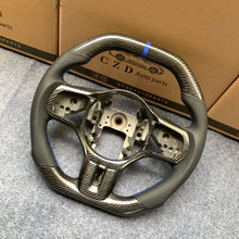 Load image into Gallery viewer, CZD auto parts for Mitsubishi Lancer Evolution Evo X  2008-2015 carbon fiber steering wheel with carbon trim