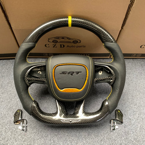 2015-2023 Dodge Challenger/Charger/Durango/SRT carbon fiber steering wheel from CZD