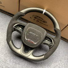 Load image into Gallery viewer, CZD auto parts for Dodge Durango 2018-2021 carbon fiber steering wheel with alcantara airbag cover