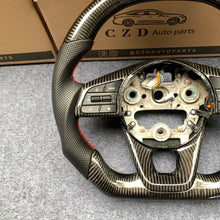 Load image into Gallery viewer, CZD auto parts carbon fiber steering wheel for Kia K5 GT GT-Line Sedan 2021-2022 with flat top