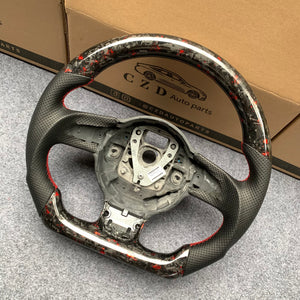 CZD Autoparts for Audi R8 TT 2008-2015 carbon fiber steering wheel
