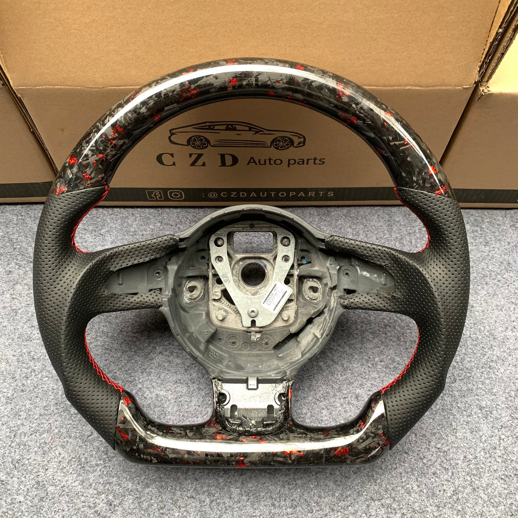 CZD Autoparts for Audi R8 TT 2008-2015 carbon fiber steering wheel