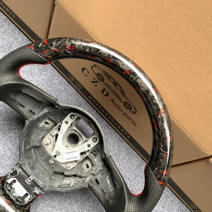 CZD Autoparts for Audi R8 TT 2008-2015 carbon fiber steering wheel