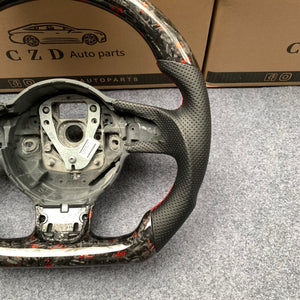 CZD Autoparts for Audi R8 TT 2008-2015 carbon fiber steering wheel